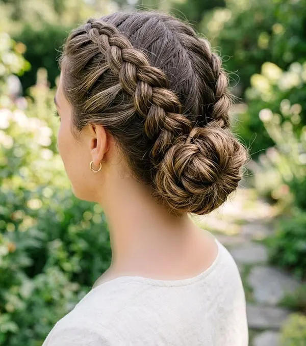 Types of formal hairstyles featuring braids 3