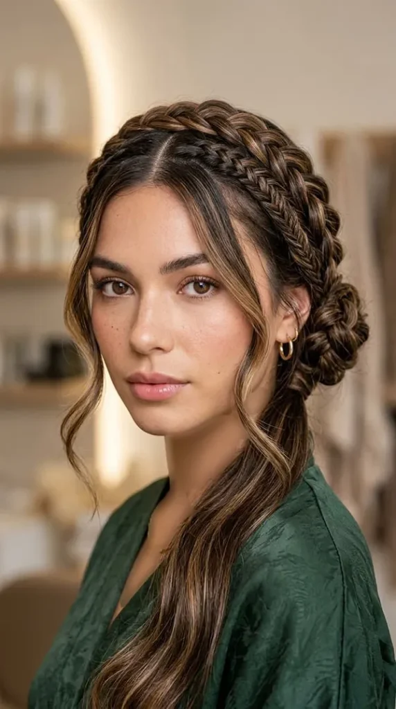 Types of formal hairstyles featuring braids 30