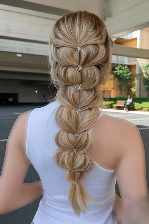 Types of formal hairstyles featuring braids 33