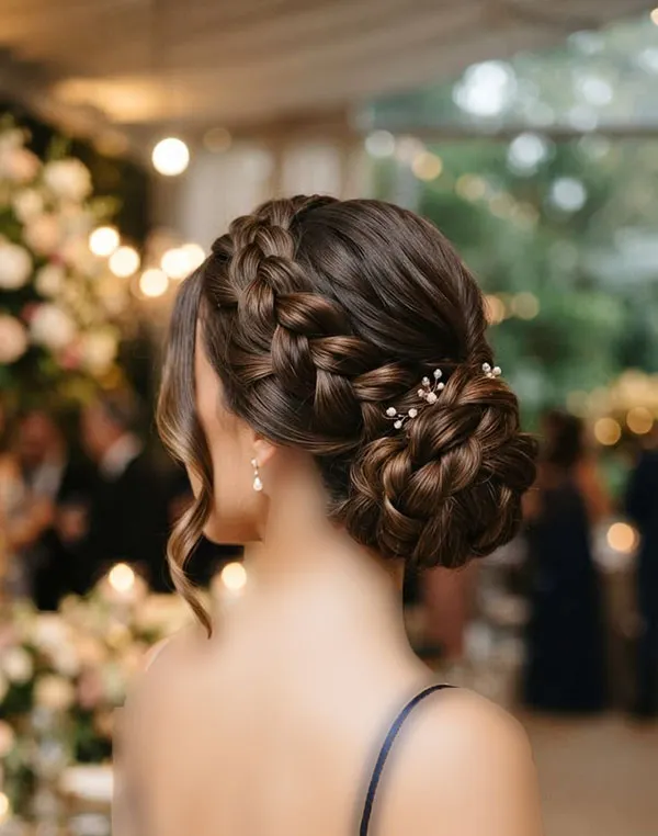 Types of formal hairstyles featuring braids 8