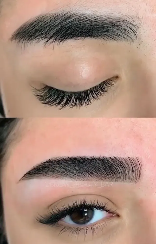 Types of trendy eyebrow models 14