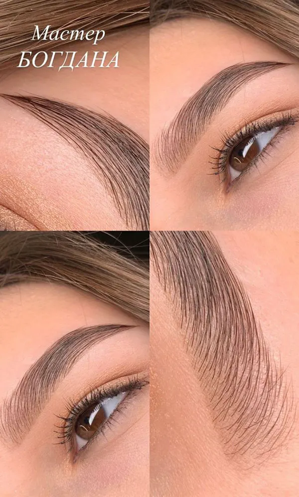 Types of trendy eyebrow models 3