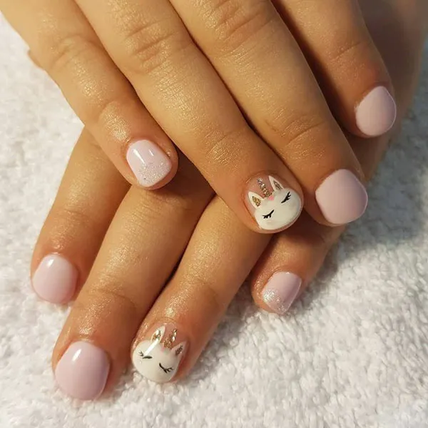 Unicorn nail designs for kids 1
