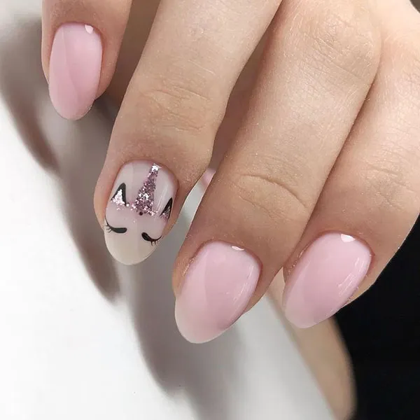Unicorn nail designs for kids 29