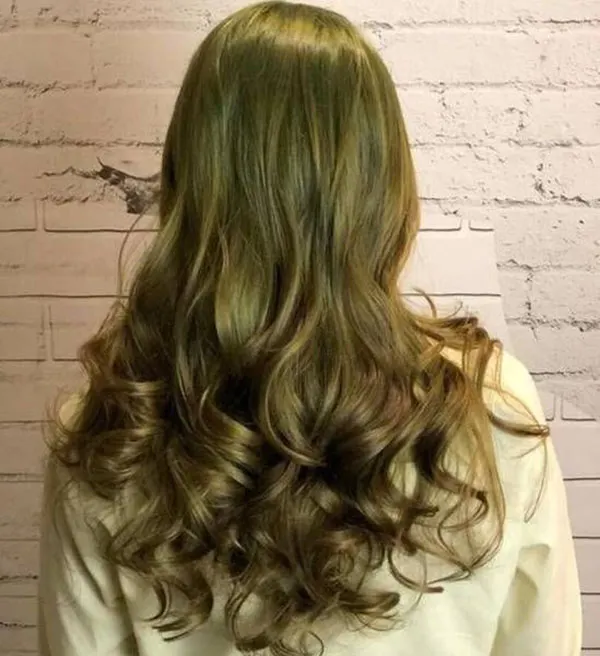 Very light olive hair color 12