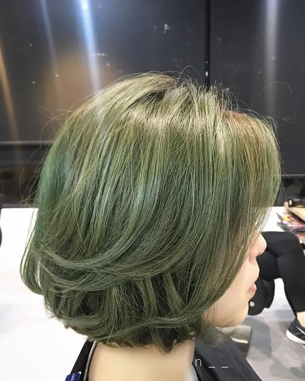Very light olive hair color 20