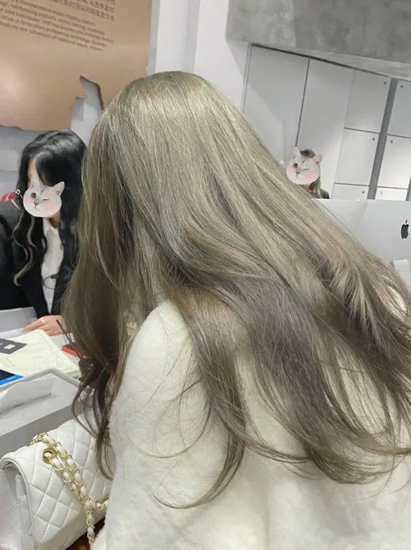 Very light olive hair color 21