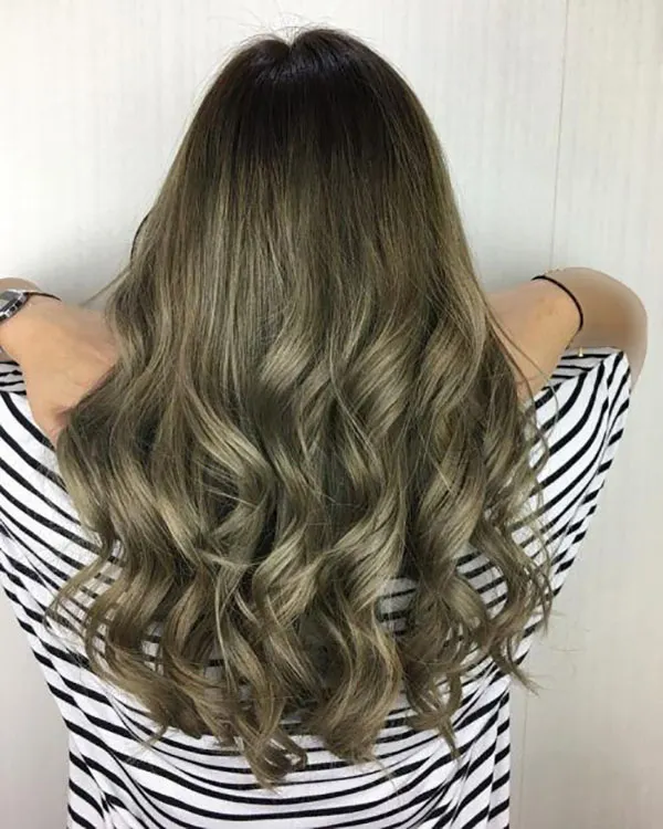 Very light olive hair color 27