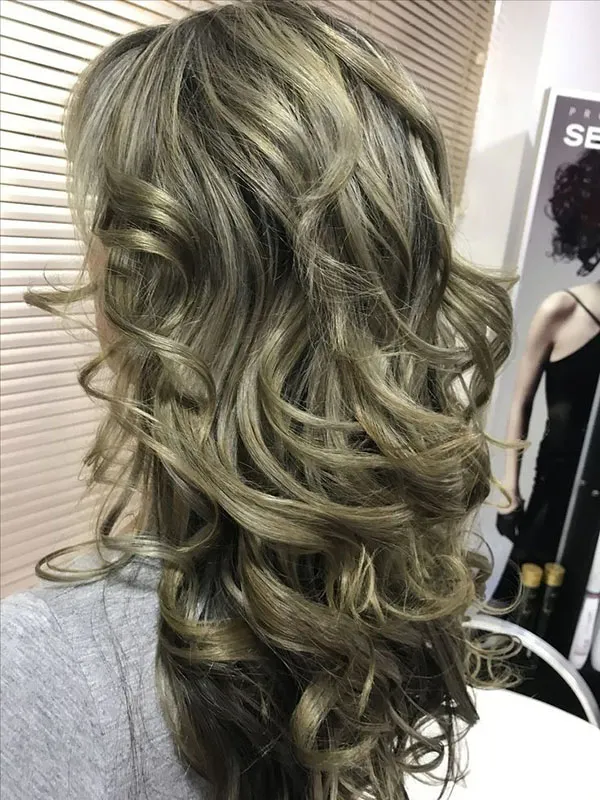 Very light olive hair color 7