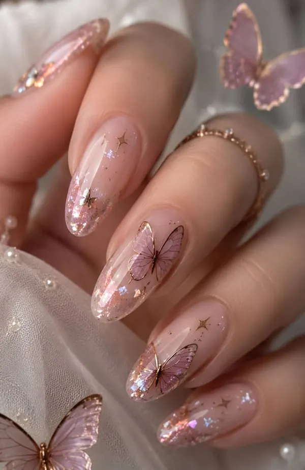 32 طرح ناخن برای عروسی | انتخابهایی که از مد نمیافتند! 24 Wedding nail designs 17