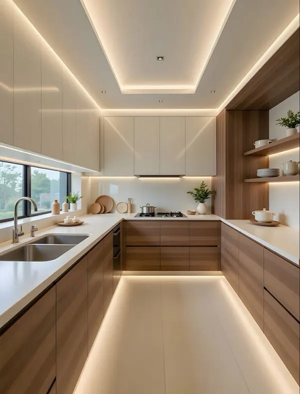White and brown cabinets 11