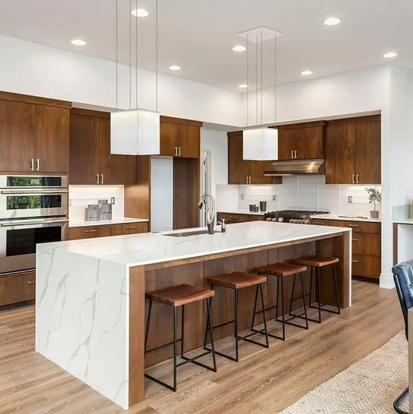 White and brown cabinets 28