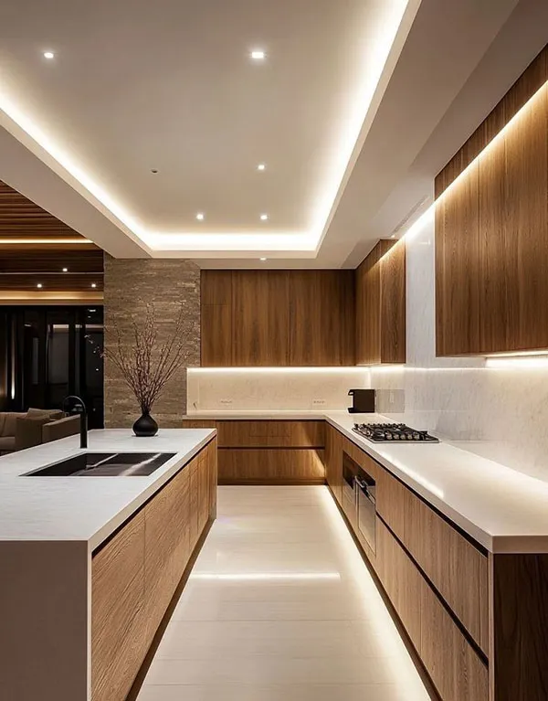 White and brown cabinets 30