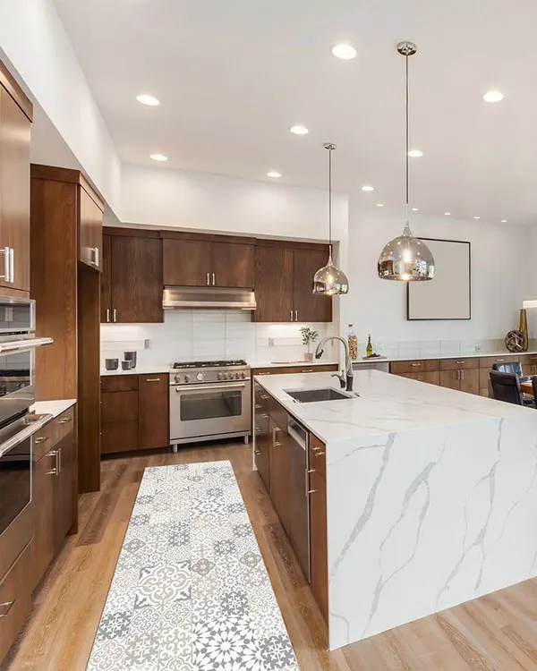 White and brown cabinets 31