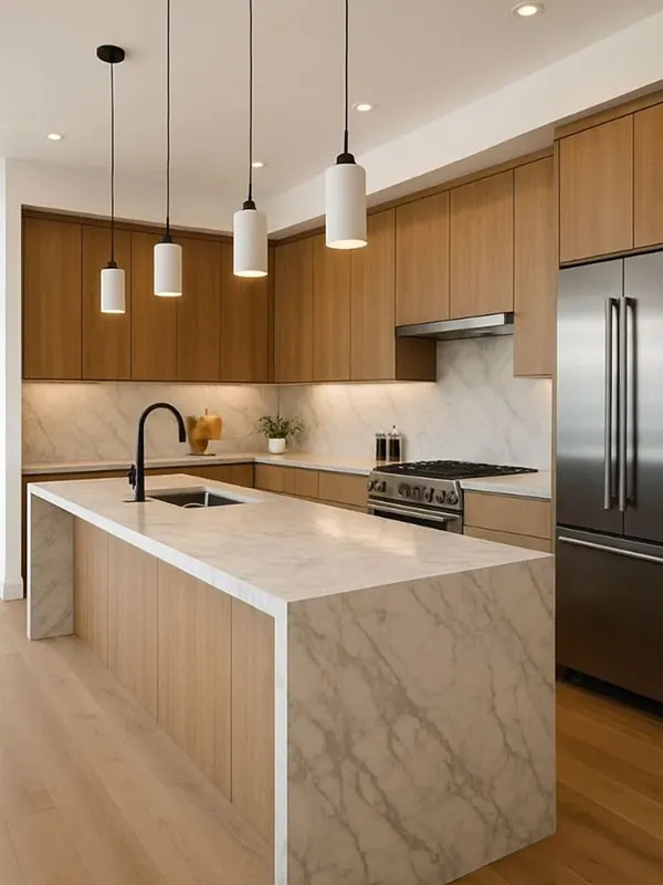 White and brown cabinets 32