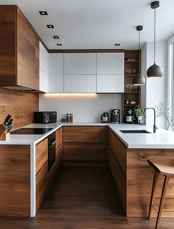 White and brown cabinets 6