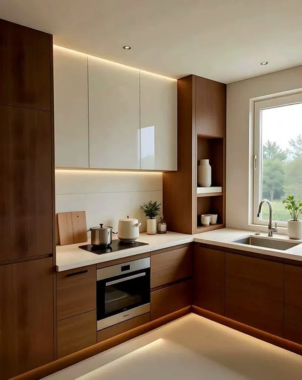 White and brown cabinets 9