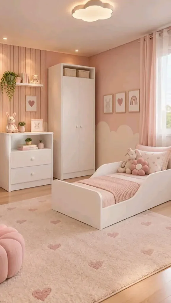 رنگ اتاق خواب دخترانه 2026؛ شیکترین رنگها و ترکیبهای جدید! 15 2026 Girls Bedroom Color Trends 10