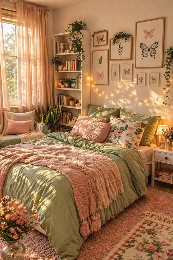 رنگ اتاق خواب دخترانه 2026؛ شیکترین رنگها و ترکیبهای جدید! 21 2026 Girls Bedroom Color Trends 16