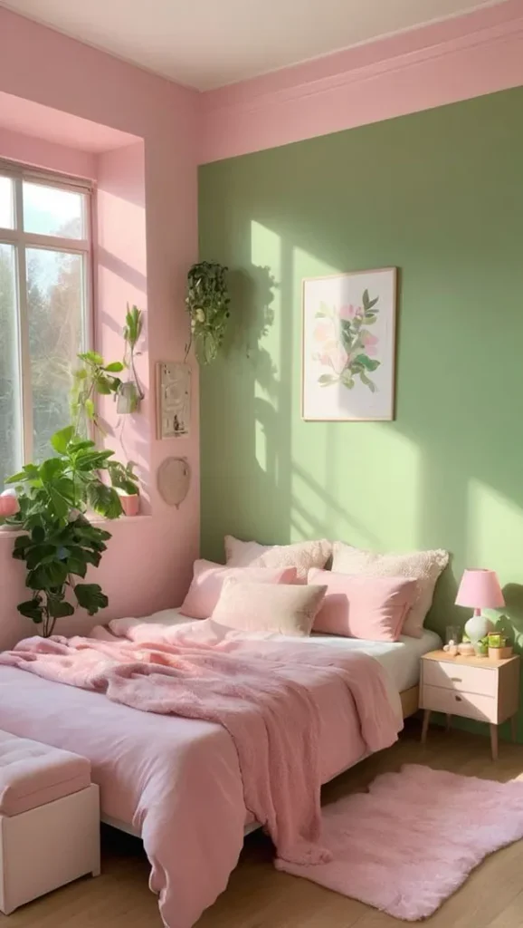 رنگ اتاق خواب دخترانه 2026؛ شیکترین رنگها و ترکیبهای جدید! 23 2026 Girls Bedroom Color Trends 19