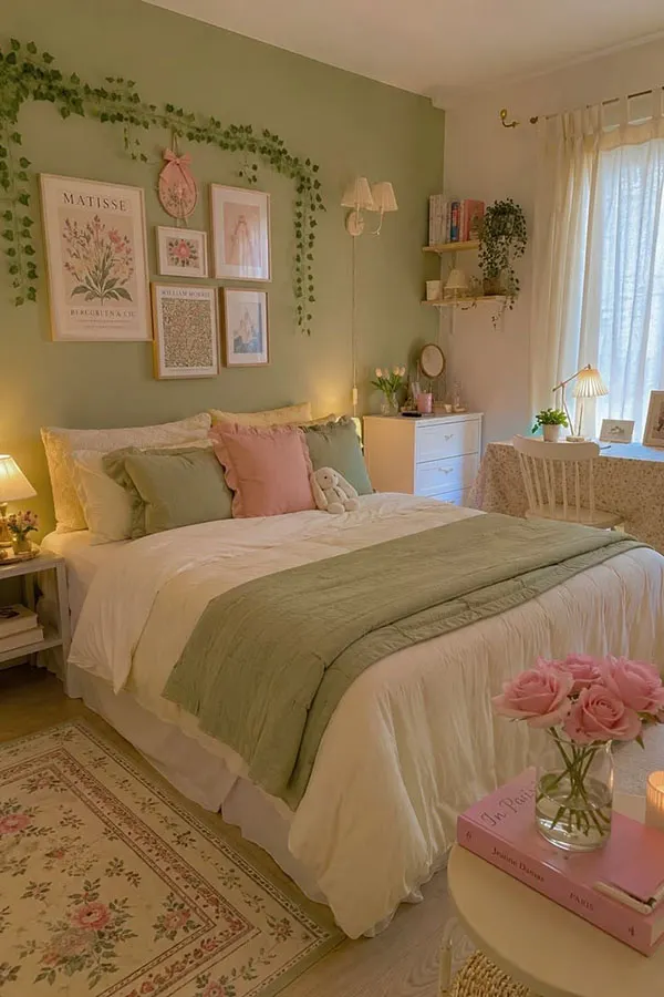 رنگ اتاق خواب دخترانه 2026؛ شیکترین رنگها و ترکیبهای جدید! 29 2026 Girls Bedroom Color Trends 25