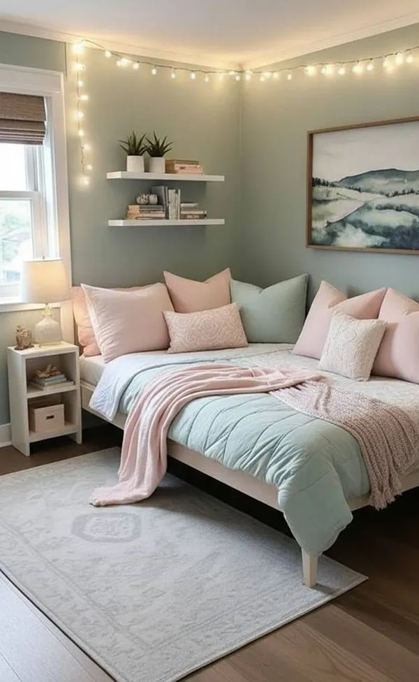 رنگ اتاق خواب دخترانه 2026؛ شیکترین رنگها و ترکیبهای جدید! 30 2026 Girls Bedroom Color Trends 26
