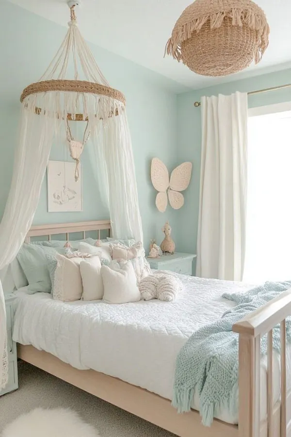 رنگ اتاق خواب دخترانه 2026؛ شیکترین رنگها و ترکیبهای جدید! 27 2026 Girls Bedroom Color Trends 27