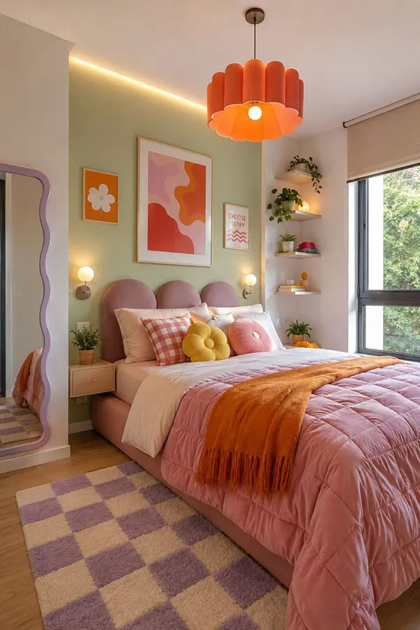 رنگ اتاق خواب دخترانه 2026؛ شیکترین رنگها و ترکیبهای جدید! 12 2026 Girls Bedroom Color Trends 8