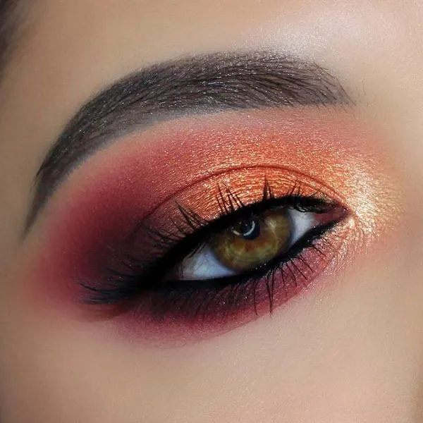 33 مدل سایه چشم پاییزی که فقط قهوهای نیست؛ این مدلها امسال جذابترند! 5 Autumn eyeshadow 1