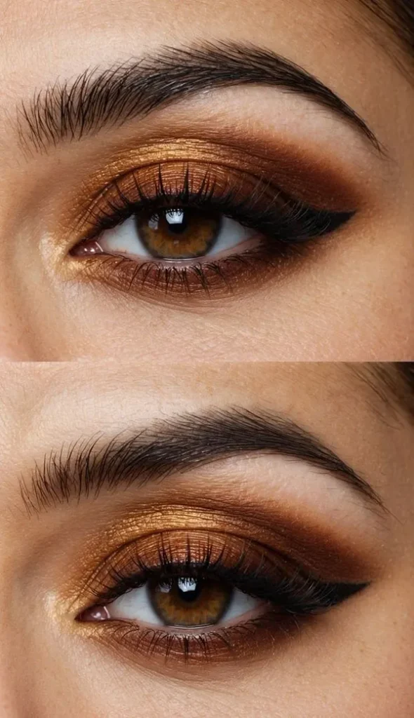 33 مدل سایه چشم پاییزی که فقط قهوهای نیست؛ این مدلها امسال جذابترند! 18 Autumn eyeshadow 16