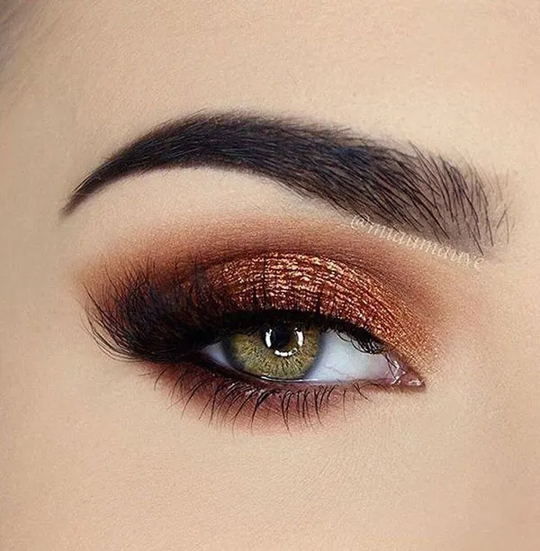 33 مدل سایه چشم پاییزی که فقط قهوهای نیست؛ این مدلها امسال جذابترند! 22 Autumn eyeshadow 19