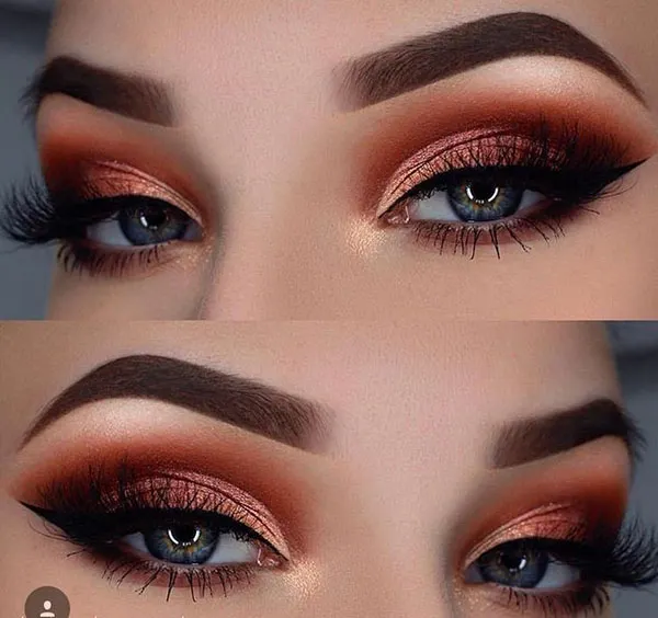 33 مدل سایه چشم پاییزی که فقط قهوهای نیست؛ این مدلها امسال جذابترند! 7 Autumn eyeshadow 3