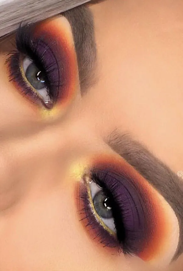 33 مدل سایه چشم پاییزی که فقط قهوهای نیست؛ این مدلها امسال جذابترند! 34 Autumn eyeshadow 31