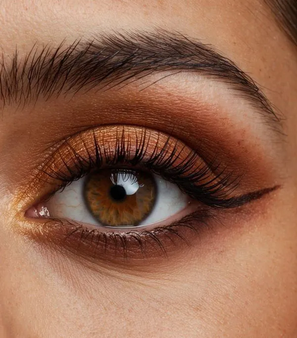 33 مدل سایه چشم پاییزی که فقط قهوهای نیست؛ این مدلها امسال جذابترند! 35 Autumn eyeshadow 32