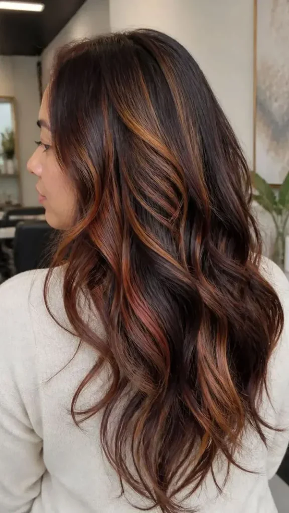 رنگ مو پاییزی بدون دکلره؛ 35 رنگ جذاب برای پاییز امسال! 5 Autumn hair color without bleaching 1