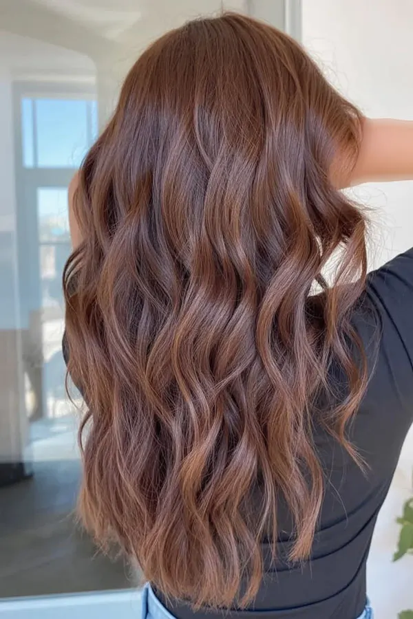 رنگ مو پاییزی بدون دکلره؛ 35 رنگ جذاب برای پاییز امسال! 35 Autumn hair color without bleaching 11