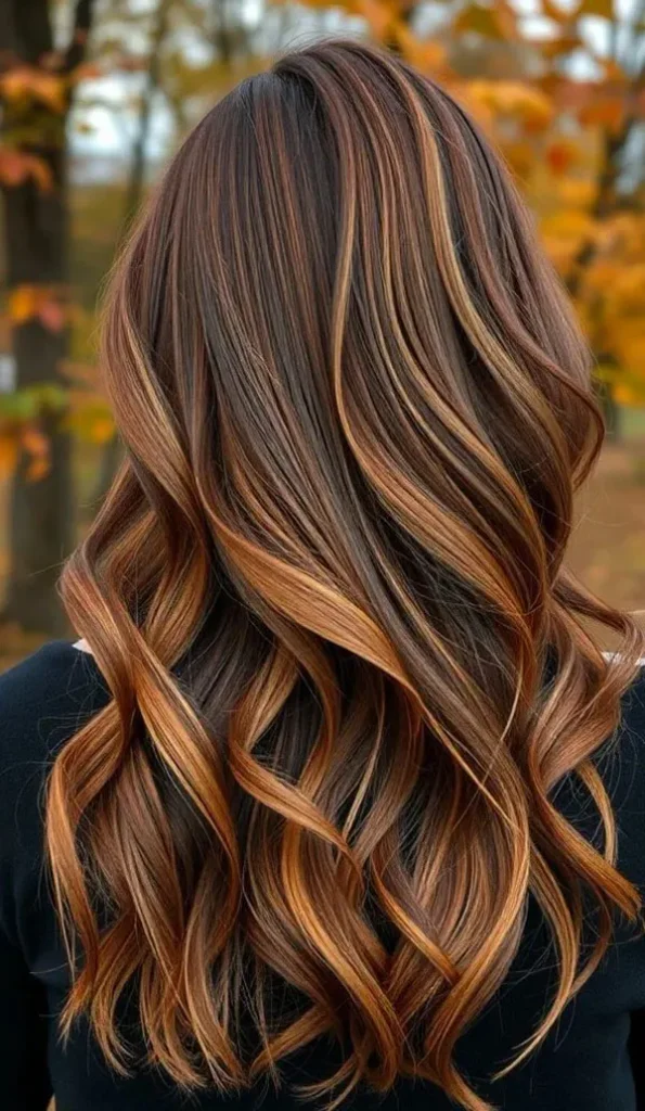 رنگ مو پاییزی بدون دکلره؛ 35 رنگ جذاب برای پاییز امسال! 11 Autumn hair color without bleaching 14