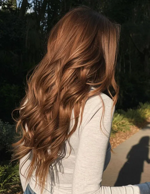 رنگ مو پاییزی بدون دکلره؛ 35 رنگ جذاب برای پاییز امسال! 8 Autumn hair color without bleaching 16