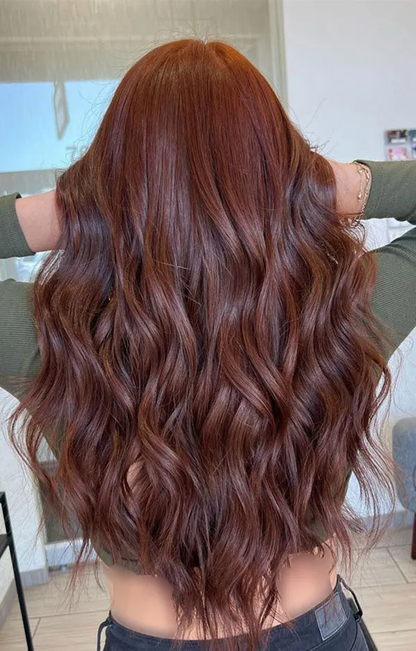 رنگ مو پاییزی بدون دکلره؛ 35 رنگ جذاب برای پاییز امسال! 19 Autumn hair color without bleaching 17