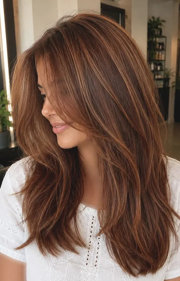 رنگ مو پاییزی بدون دکلره؛ 35 رنگ جذاب برای پاییز امسال! 6 Autumn hair color without bleaching 2