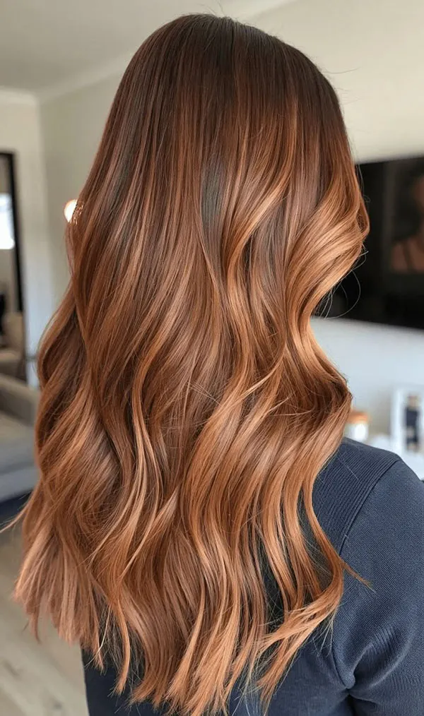 رنگ مو پاییزی بدون دکلره؛ 35 رنگ جذاب برای پاییز امسال! 9 Autumn hair color without bleaching 24