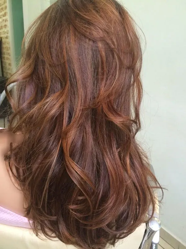 رنگ مو پاییزی بدون دکلره؛ 35 رنگ جذاب برای پاییز امسال! 34 Autumn hair color without bleaching 27