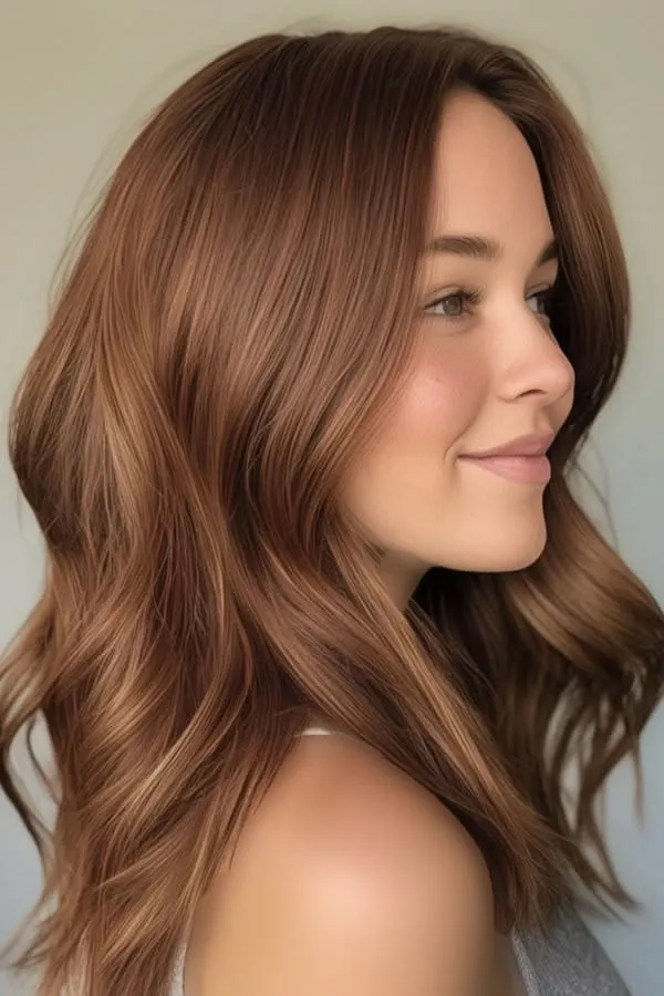 رنگ مو پاییزی بدون دکلره؛ 35 رنگ جذاب برای پاییز امسال! 4 Autumn hair color without bleaching 3