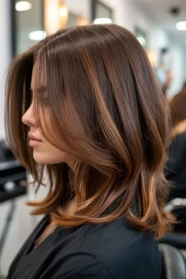 رنگ مو پاییزی بدون دکلره؛ 35 رنگ جذاب برای پاییز امسال! 14 Autumn hair color without bleaching 6