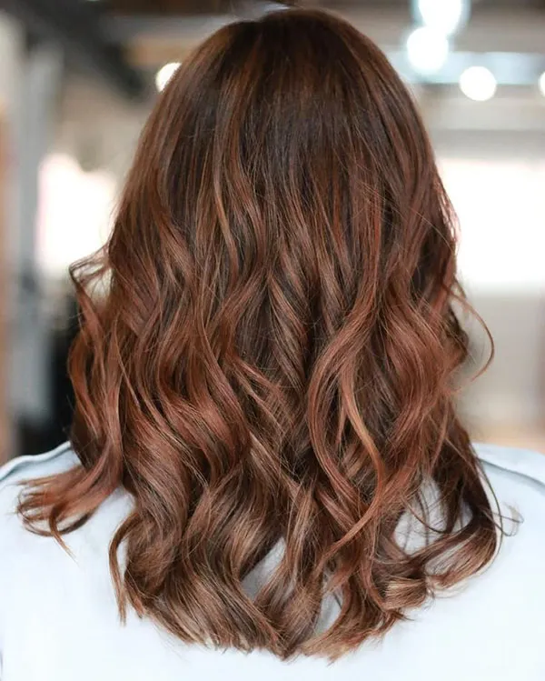 رنگ مو پاییزی بدون دکلره؛ 35 رنگ جذاب برای پاییز امسال! 21 Autumn hair color without bleaching 7
