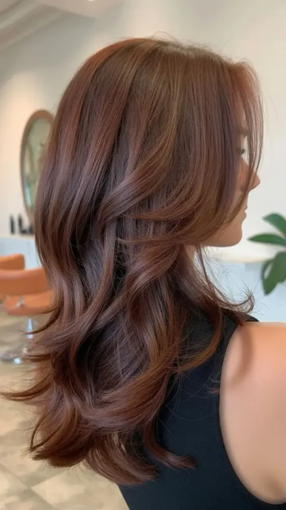 رنگ مو پاییزی بدون دکلره؛ 35 رنگ جذاب برای پاییز امسال! 22 Autumn hair color without bleaching 9