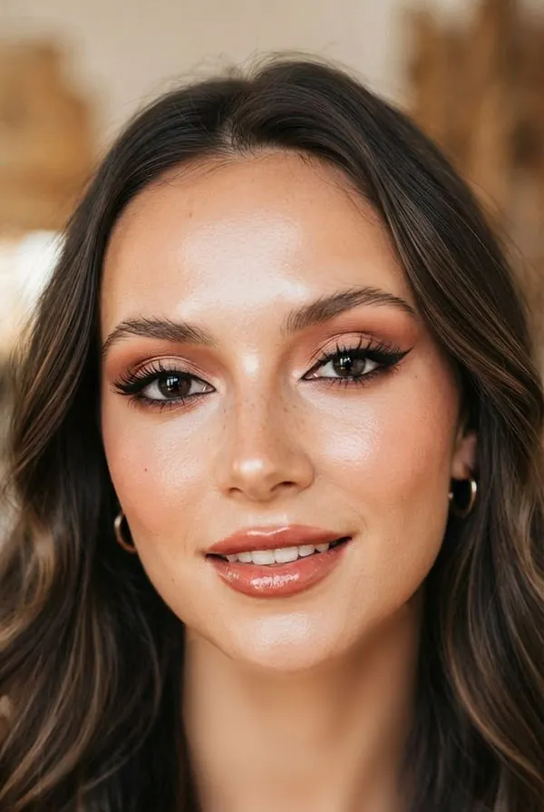 میکاپ پاییزی دخترانه 2026؛ 30 مدل برای حالوهوای امسال! 13 Autumn makeup for girls 13