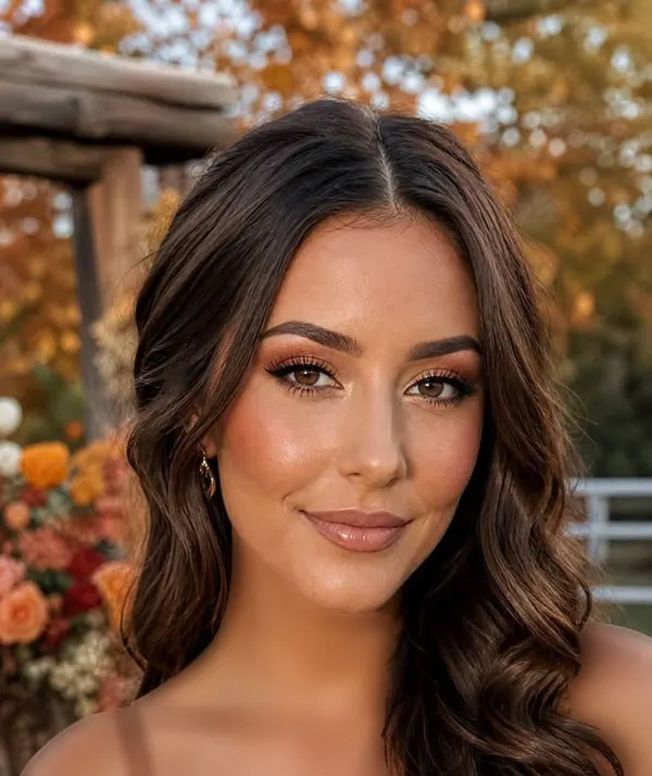 میکاپ پاییزی دخترانه 2026؛ 30 مدل برای حالوهوای امسال! 34 Autumn makeup for girls 31