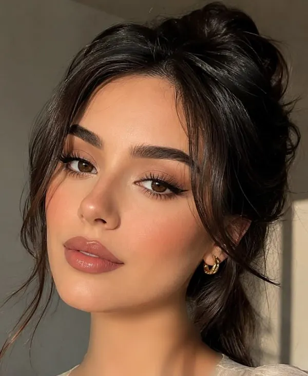 میکاپ پاییزی دخترانه 2026؛ 30 مدل برای حالوهوای امسال! 8 Autumn makeup for girls 4