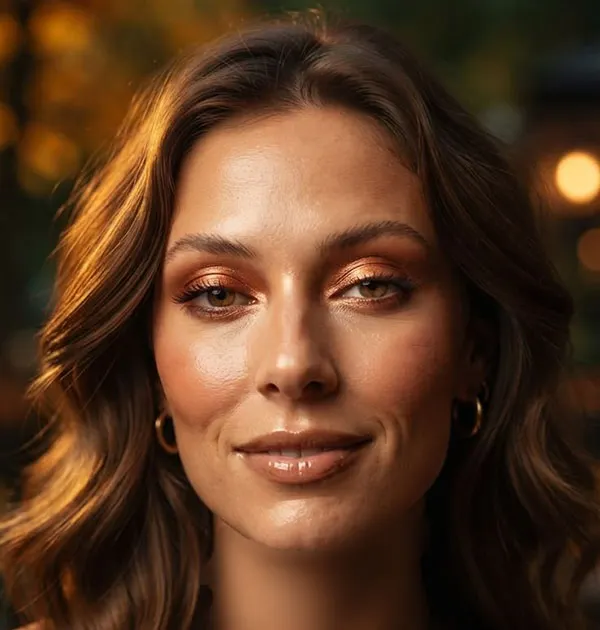 میکاپ پاییزی دخترانه 2026؛ 30 مدل برای حالوهوای امسال! 12 Autumn makeup for girls 8